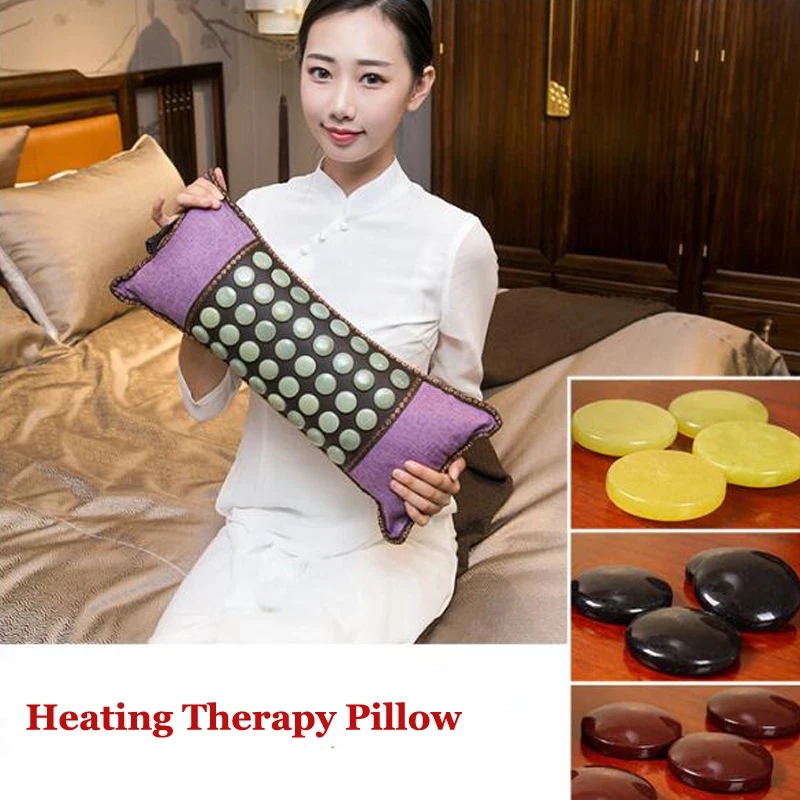 

Hot Sale Healthcare Jade Pillow Heating Therapy Pillow For Sale