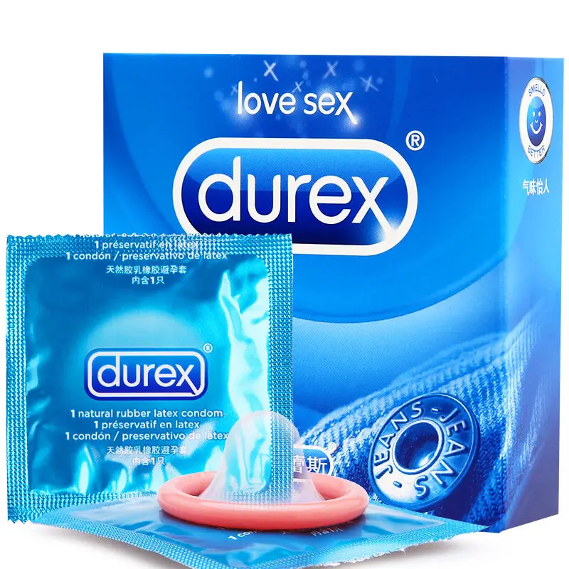 Презерватив Durex 4 стиля 3 шт X коробка Экстра смазанные долговечные спиральные