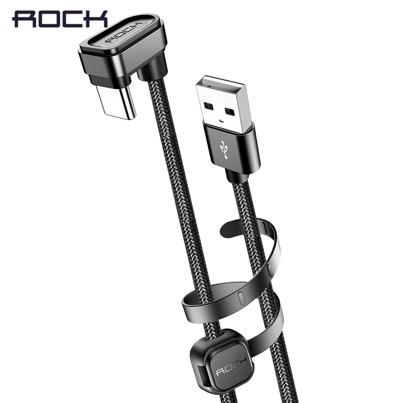 Тип usb C кабель игровой для samsung Galaxy S9 S8 Plus Note 8 рок 2.1A быстрой зарядки type