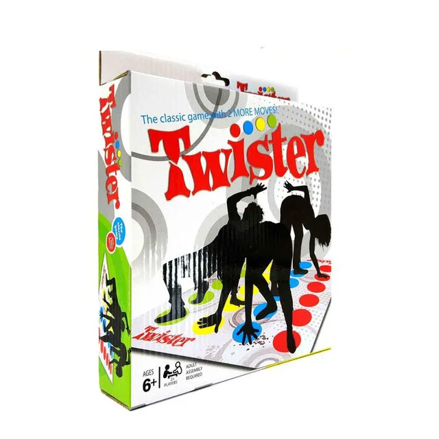 

2018 Fun Outdoor Sports Toys Twister Moves Game Play Mat Twisting body Creative interactive educational toys Gift for kids