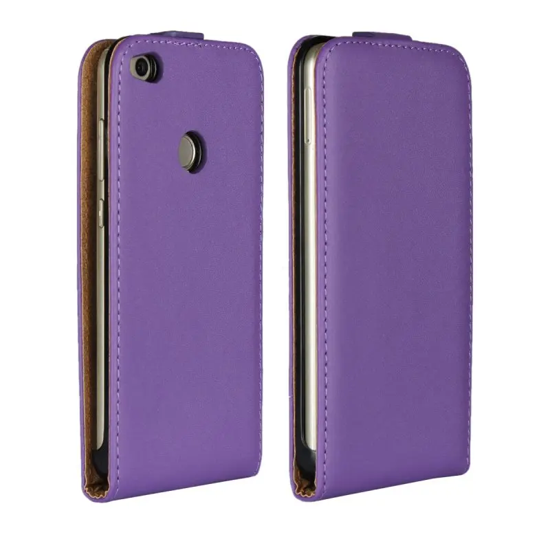 Вертикальные флип-Чехлы для huawei P9 Lite /P8 Lite /Honor 8 Lite, кожаный чехол для телефона, чехол для телефона, чехол - Цвет: Фиолетовый