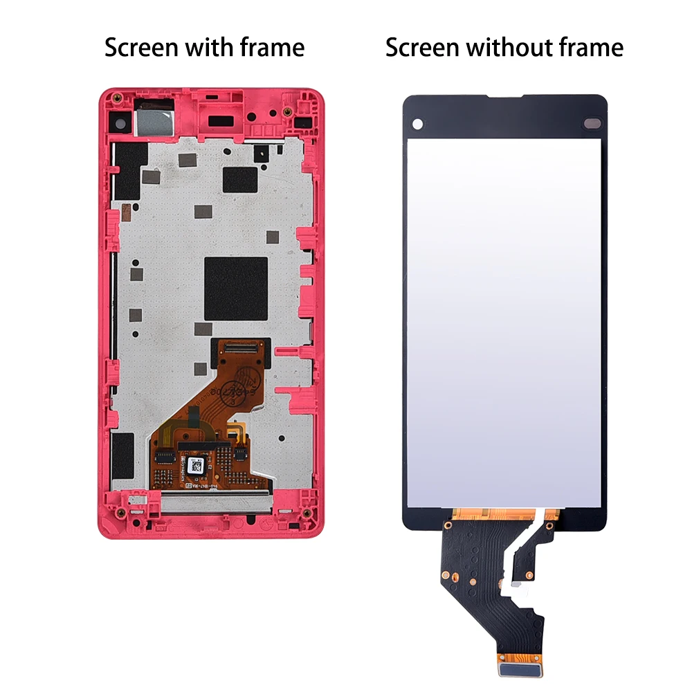 Оригинальный 4 3 ''ЖК дисплей для SONY Xperia Z1 Компактный сенсорный экран