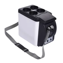 Mini 6L Car Warming Refrigerator Heat Fridge 12V Auto Freezer Portable Multi Function Anti Rotten Keep