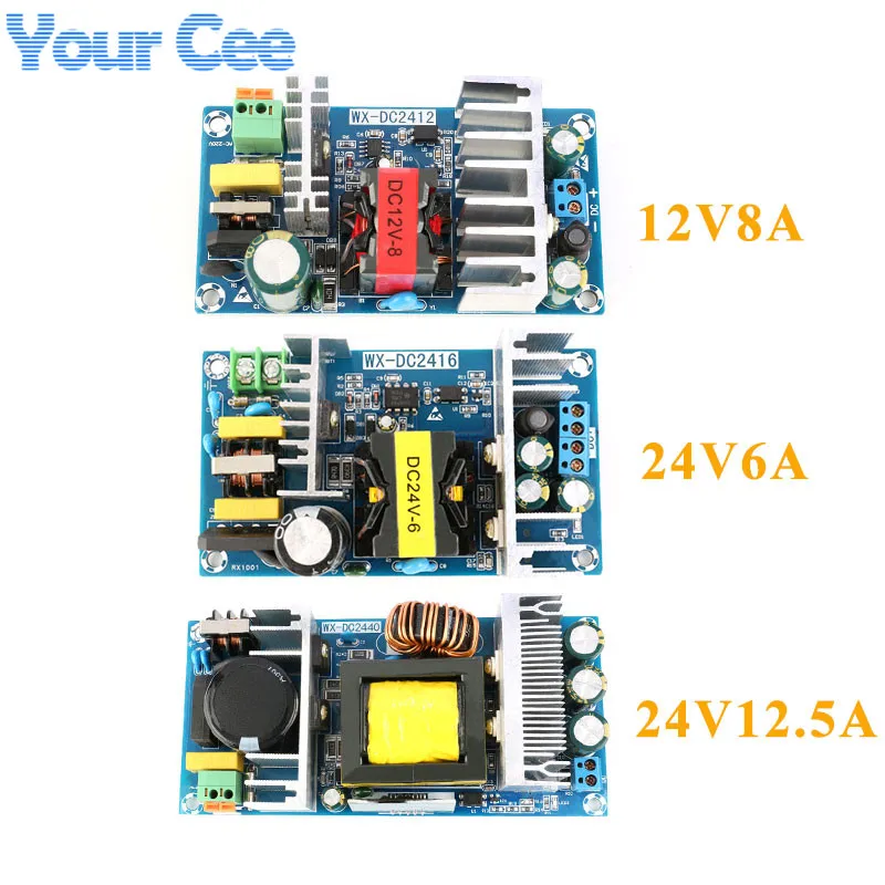 Реле 12V8A 24V6A 24V12.5A AC DC изолированный модуль источника питания понижающий