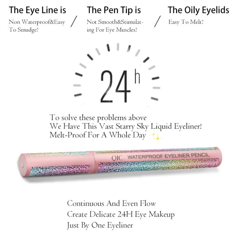 Professtional черный Водостойкая жидкая подводка для глаз Eye Liner Карандаш Pen Косметика Make Up маркер для подводки глаз Красивая необходимая подводка P1