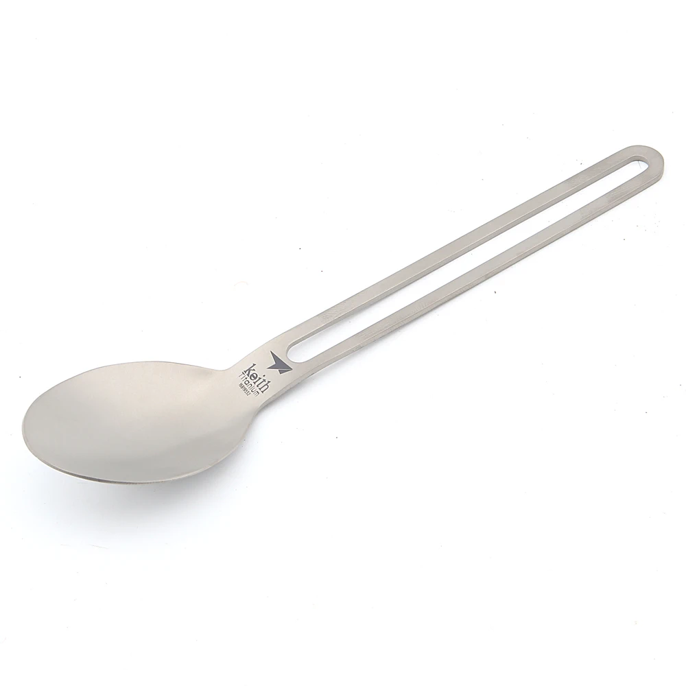 

Keith Ti5313 Outdoor EDC Titanium Spoon Picnic Accoessory Cookware 17g w/ Bag