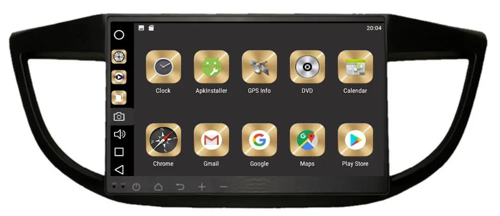 Best IPS 4GB Ram 8-Core 32GB Rom 10.2" Android 9.0 Car Dvd Gps For Honda CRV 2012 2013 2014 Car Pc Stereo Radio Audio Vedio HeadUnit 2