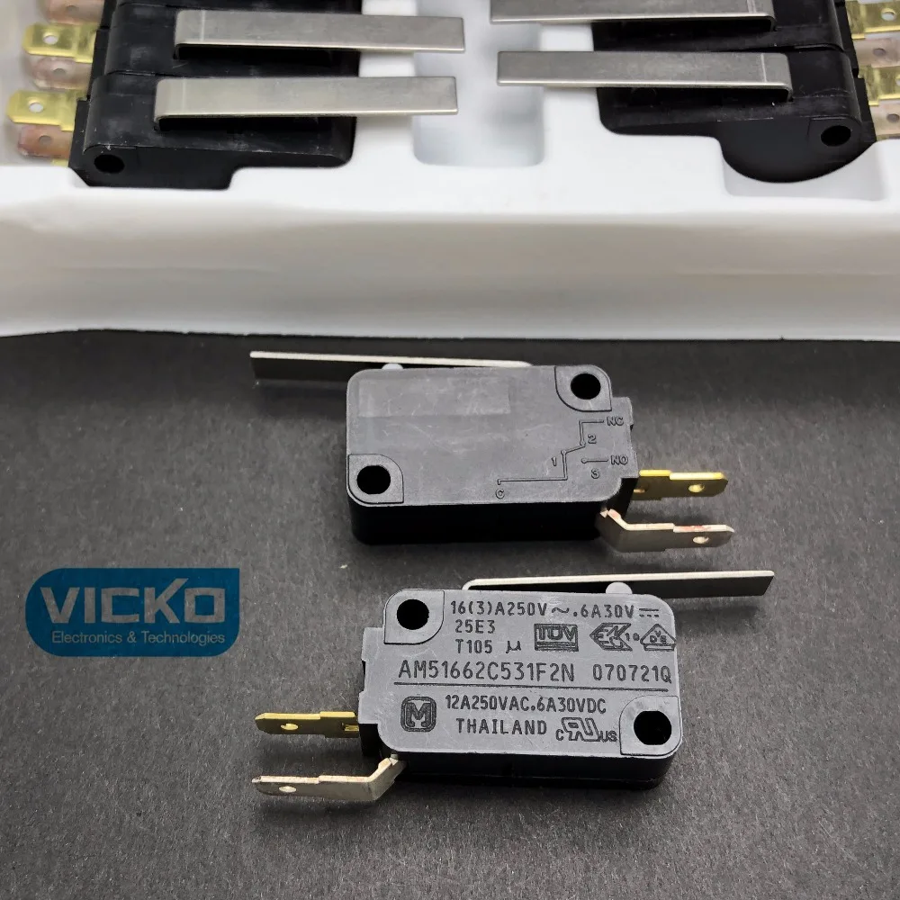 

[VK] Japan imported genuine original micro switch AM51662C531F2N 12A250V key switch