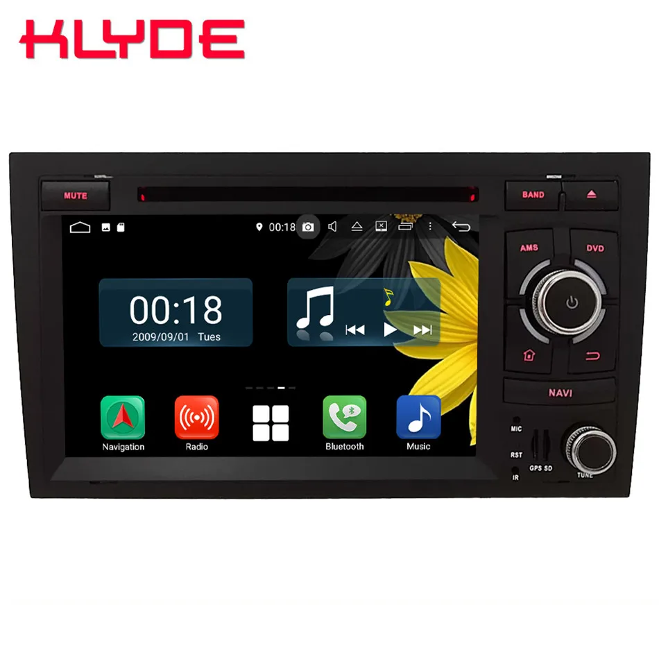 Perfect 7" Octa Core 4G Android 8.1 4GB RAM 64GB ROM BT Car DVD Player Radio Stereo GPS Glonass For Audi A4 S4 RS4 8E 8F B9 B7/Seat Exeo 0