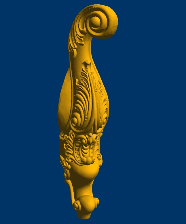 Furniture sofa table chair bed legs STL format file 3D model