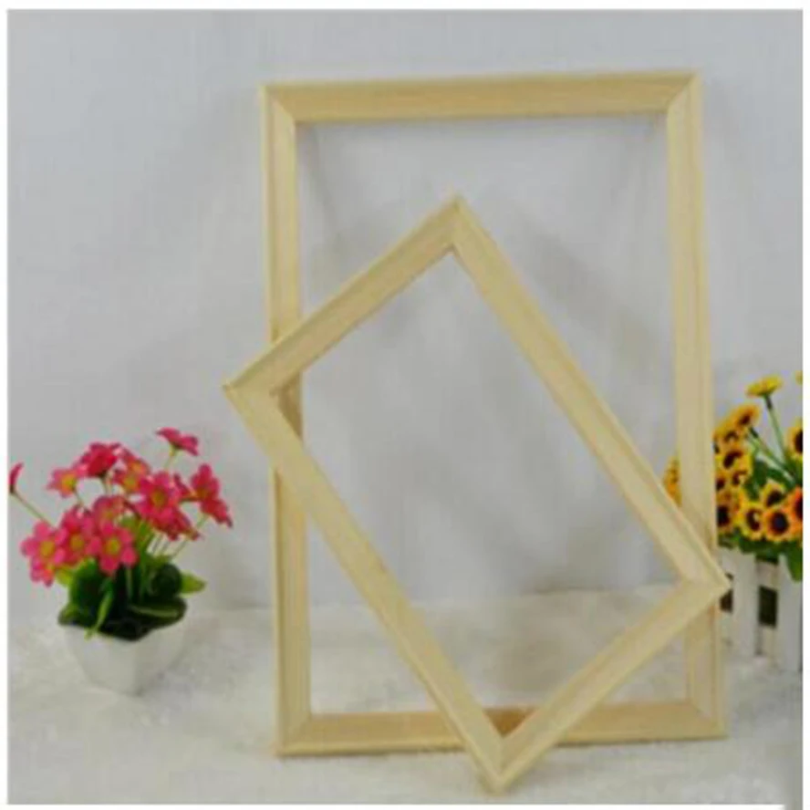 

Wood frame for canvas oil painting nature wood DIY Wooden stretcher big size picture inner frame without the painting ZC285