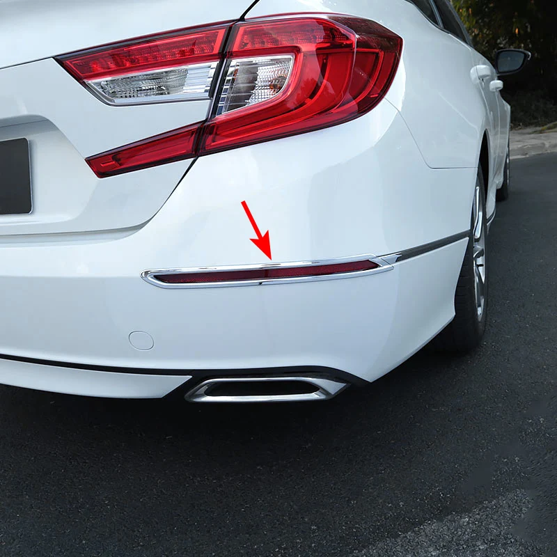 

Chrome Bumper Reflector Surround For New Honda Accord 2018 2019 Fog Light Lamp Cover