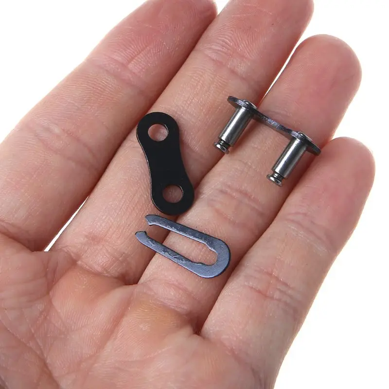 QILEJVS 50 Set/pack Portable Bicycle Chain Master Link Joint Connector Single Speed Quick Clip Buckle New Magic buckle