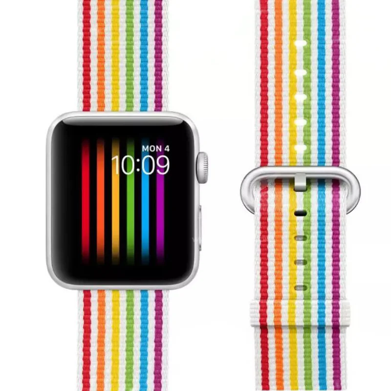 Ремешок нейлоновый для наручных часов Apple Watch 38/2/1 38/42 мм 22 см|Ремешки часов| |