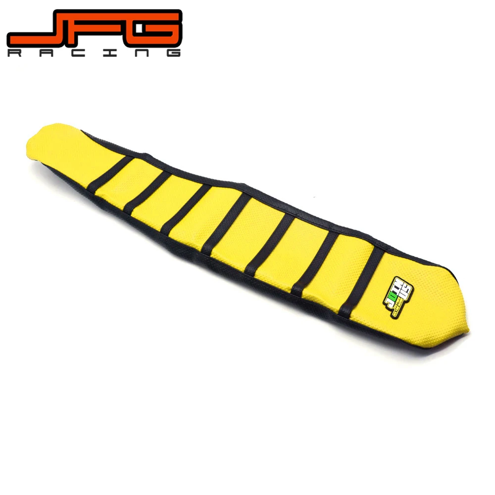 JFG новые золотые Pro ребристые мягкие чехлы для сидений SUZUKI RMZ 250 RMZ250 2010 2011 2012 2013 2014