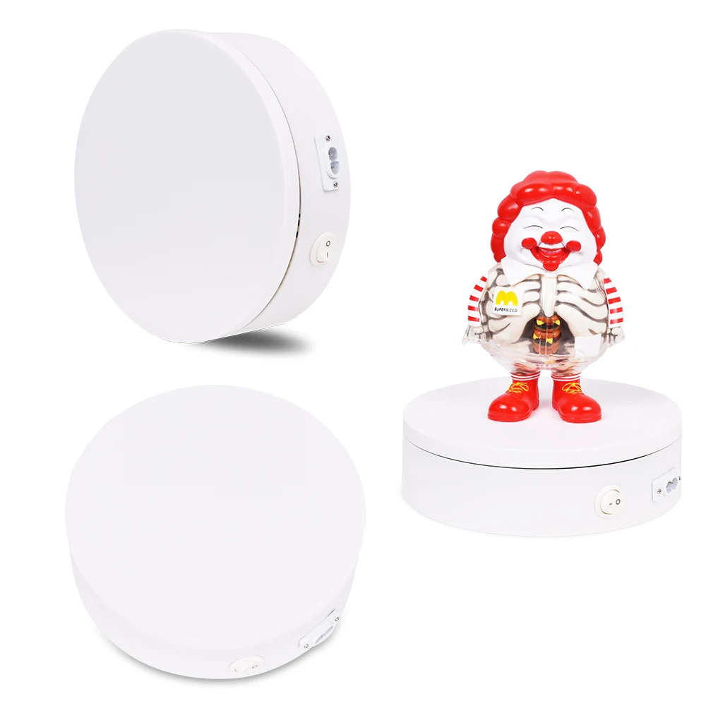 

Fotoconic 20cm White Heavy Duty 360 Degree 3D Rotating Display Stand Turntable Max Loading 25KG