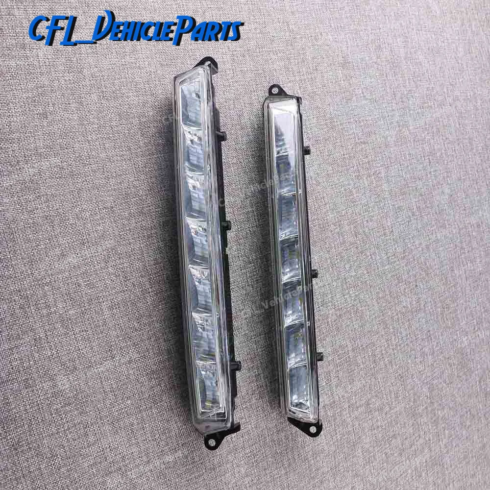  Pair Left Right LED Daytime Running Light Fog Lamp 1649060351 1649060451 For Mercedes-Benz X164 X16 - 32871050123