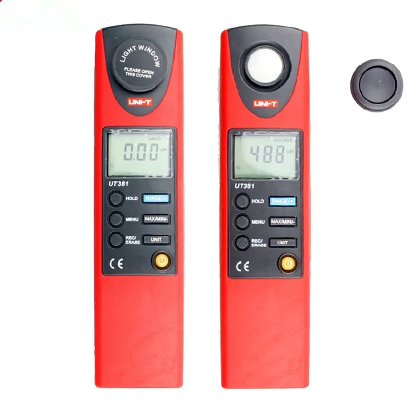 

NEW UNI-T UT381 Illuminometers Measurement FC & LUX Auto Range Data Logging Level Measuring Instruments