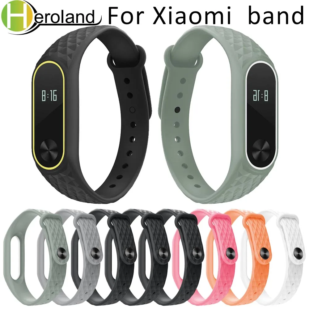 

5pc/lot sport Bracelet Strap For Miband 2 Colorful Strap Wristband Replacement Smart Band Accessories For Mi Band 2 Silicone