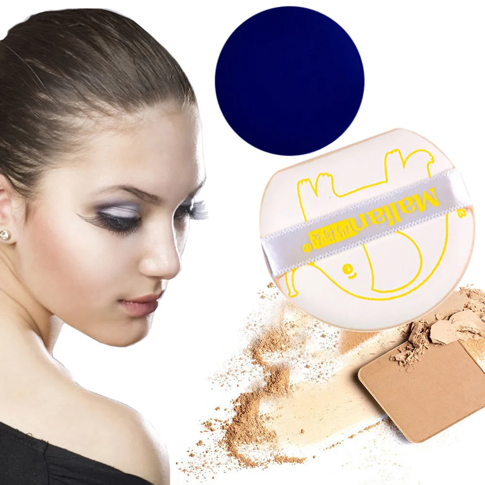 Губка для макияжа натуральная гладкая Косметическая пуховка 2 шт. симпатичная губка слона пуховка-губка Y611