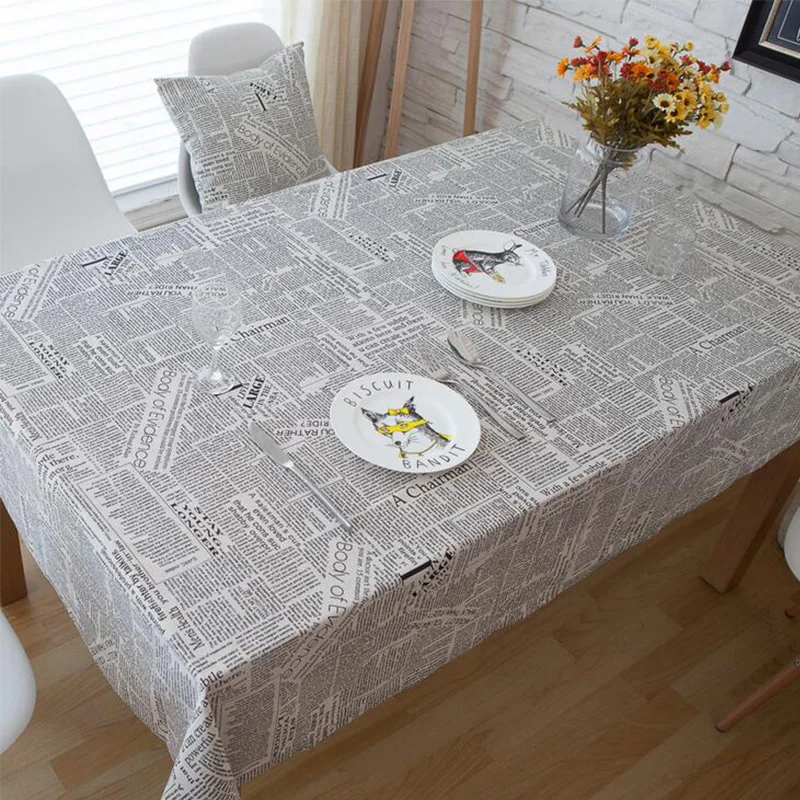 أوروبا قماش طاولة كتان مستطيل الإبداعية صحيفة إلكتروني الطباعة المناديل سماط غرفة المعيشة المنزلي الديكور الجدول غطاء أوروبا قماش طاولة كتان مستطيل الإبداعية صحيفة إلكتروني الطباعة المناديل سماط غرفة المعيشة المنزلي الديكور الجدول غطاء