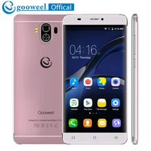 Смартфон 4 г LTE Gooweel G9 mtk6737 Quad Core 64bit 5.5 дюйма IPS Экран Android 7.0 мобильный телефон 1 ГБ + 8 ГБ 13MP + 8MP GPS сотовый телефон