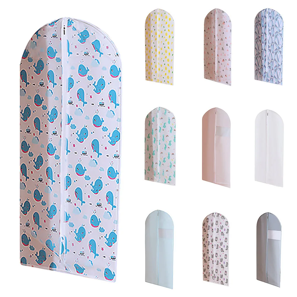 New thick translucent clothing dust cover care bag hanging clothes