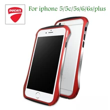 DUCATI New Arrival Double color Racing Aviation Metal Aluminum Bumper frame phone Case bumper for iPhone 5 5s 6 6s 6/6s Plus