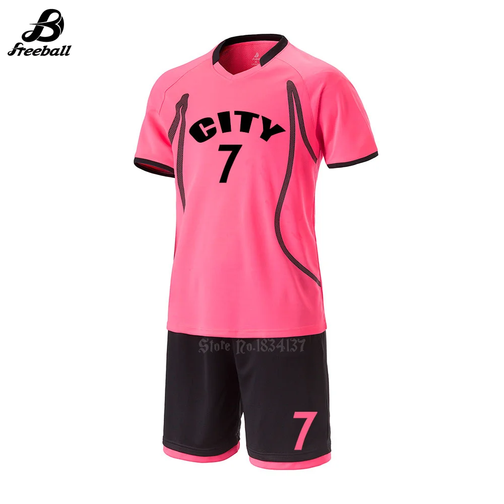 

High quality college soccer jerseys men short sleeve youth custom football uniforms sublimated football training sets 2017