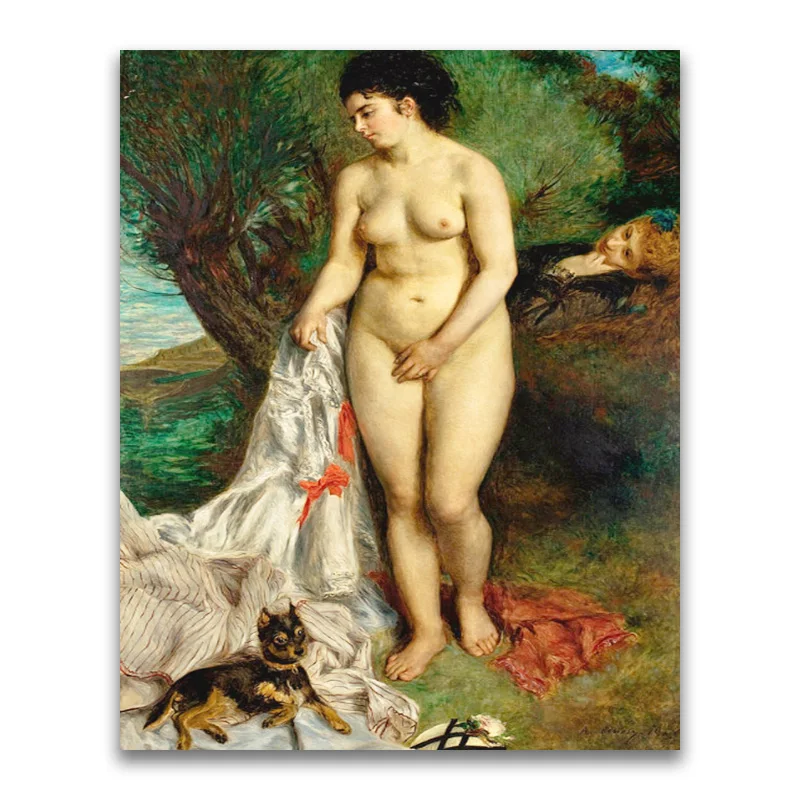 DIY 3D Diamond mosaic Cartoon puppy Full Round Diamond embroidery Cross stitch Naked girl Full Square Diamond painting dog art 
