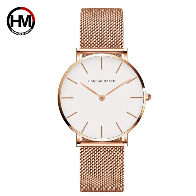 Hannah Martin Quartz Wrist Watches For Women Gold Dress Women Watches Silver Bra Hannah Martin Quartz Wrist Watches For Women Gold Dress Women Watches Silver Bra