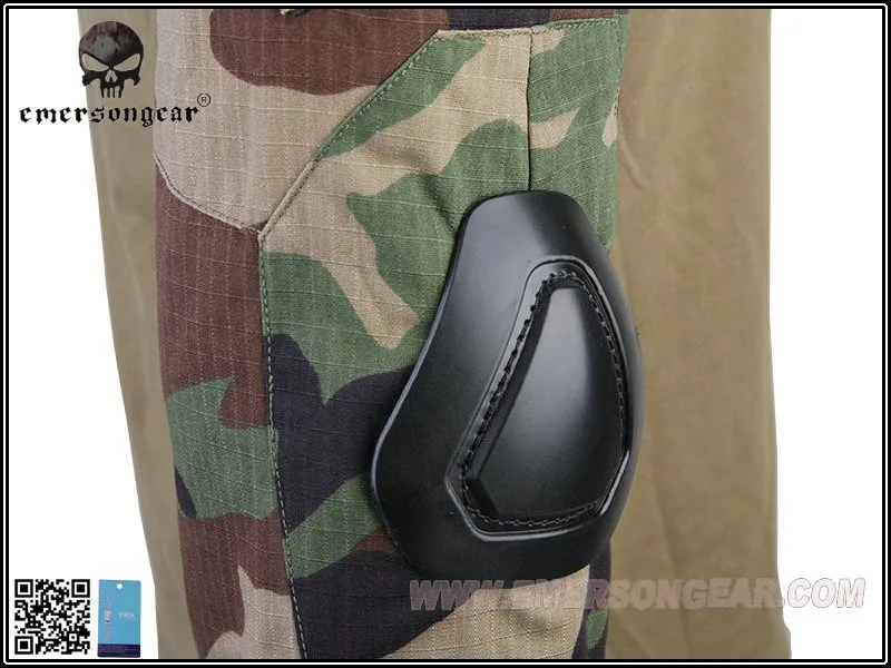 Военная тактическая одежда страйкбол охота Emerson BDU Униформа Combat Gen2 рубашка и брюки колено налокотник лесной EM6974 WL