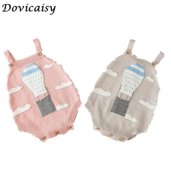 

Autumn Knit Rompers Children's Winter Baby Girls Sleevless Rompers Outfit Clothes Toddler Newborn One-Pieces Jumpsuit