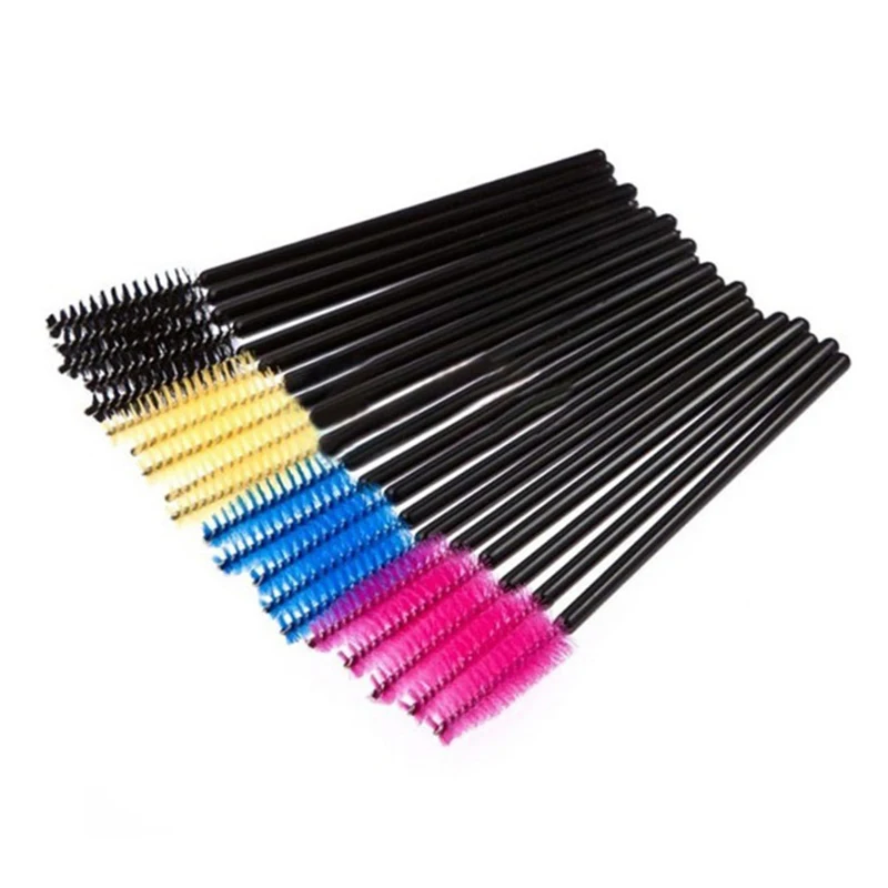 50 pcs Eyelash Extension Disposable Make up Eyebrow brush Mascara Wand Applicator Eye Lashes Cosmetic Brushes Set makeup tools