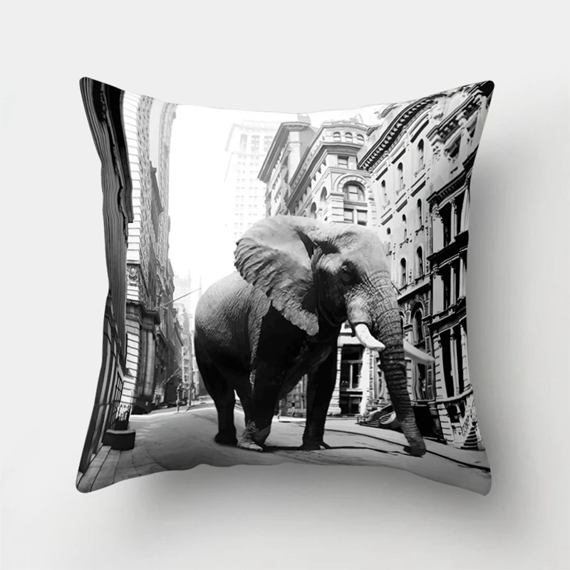 3D принтованная наволочка, наволочки для подушек, высокое качество, полиэстер, слон, Индия, мандала, диванные подушки для сиденья, декоративные подушки