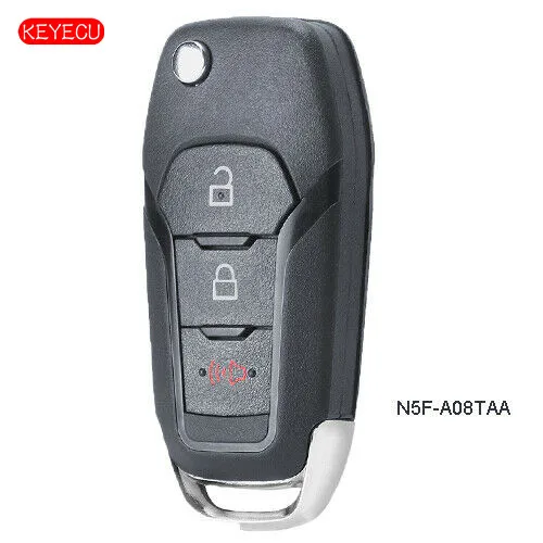 Keyecu сменный дистанционный брелок 315 МГц для Ford F150 F250 F350 2015-2019 HU101 Uncut FCC: N5F-A08TAA |