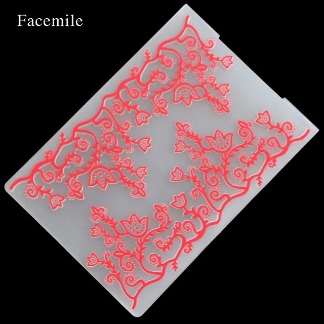 Facemile 1 шт. пластиковая папка для тиснения для скрапбукинга неправильные Блоки типа фотоальбом карта бумага ремесленный шаблон форма инструмент - Цвет: 10