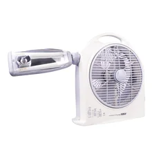 15 Вт Мощный квадратный вентилятор 1" качающийся вентилятор(высокая/низкая скорость) Наружный переносной вентилятор походный вентилятор перезаряжаемый вентилятор переменного/постоянного тока с светодиодный подсветкой