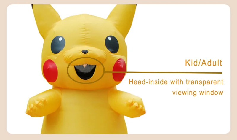 Inflatable Pikachu Costume -4