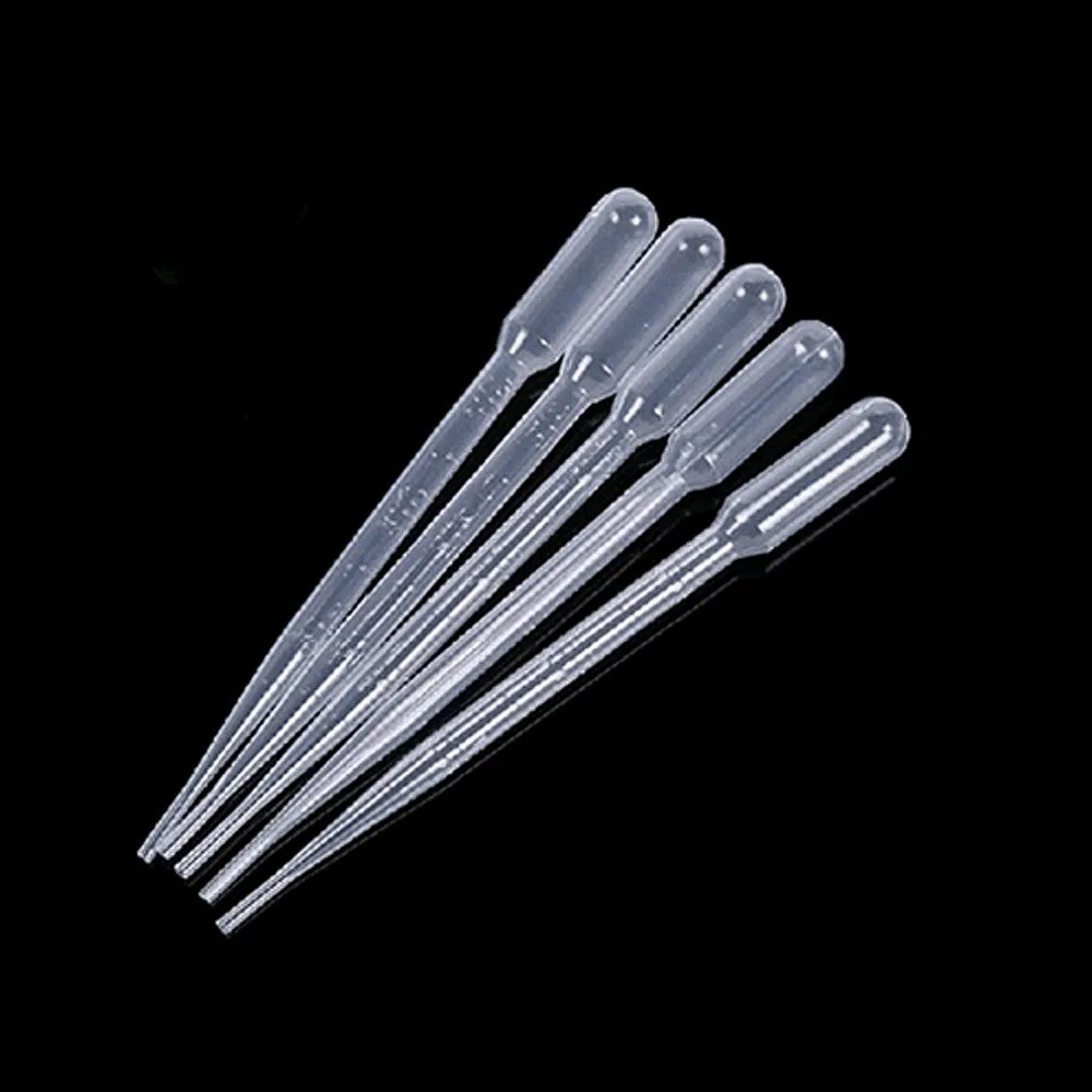 

10pcs 3ML Disposable Plastic Eye Dropper Set Transfer Graduated Pipettes