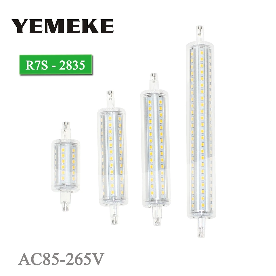 

R7S LED Bulb Lamp 5w 8w 10w 13w SMD 2835 LED Corn Bulbs 360 Degree 78 118 135 189mm Lampadas AC85-265V Lantern Replace Halogen