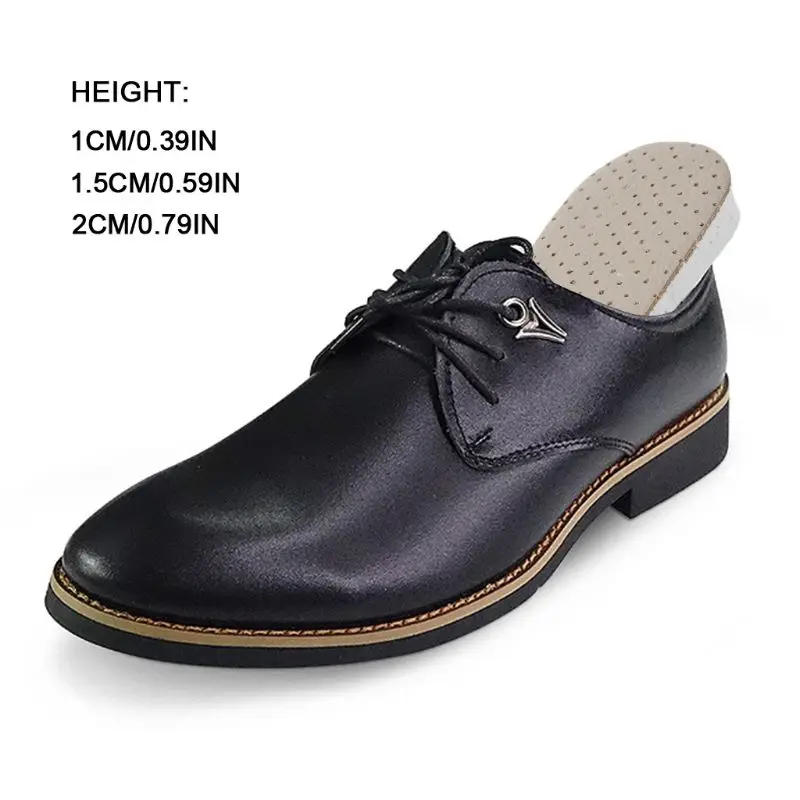

1Pairs Heightening Insole Lift Pads Elastic Shock Proof Heel Support Orthopedic EVA Foam Breathable Height Insole