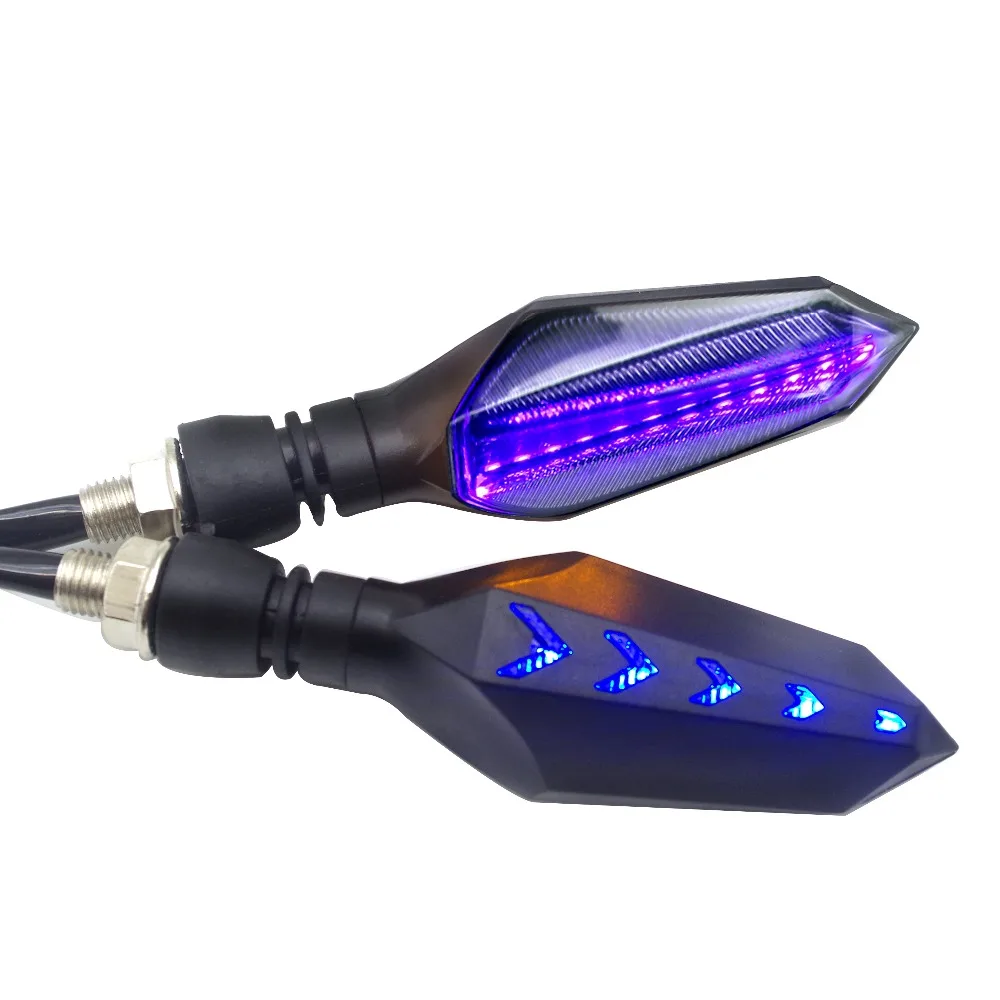 

LED Motorcycle Turn Signal Lights Amber Indicators clignotant moto FOR f800r z1000sx Suzuki gsr 600 harley davidsion accessories