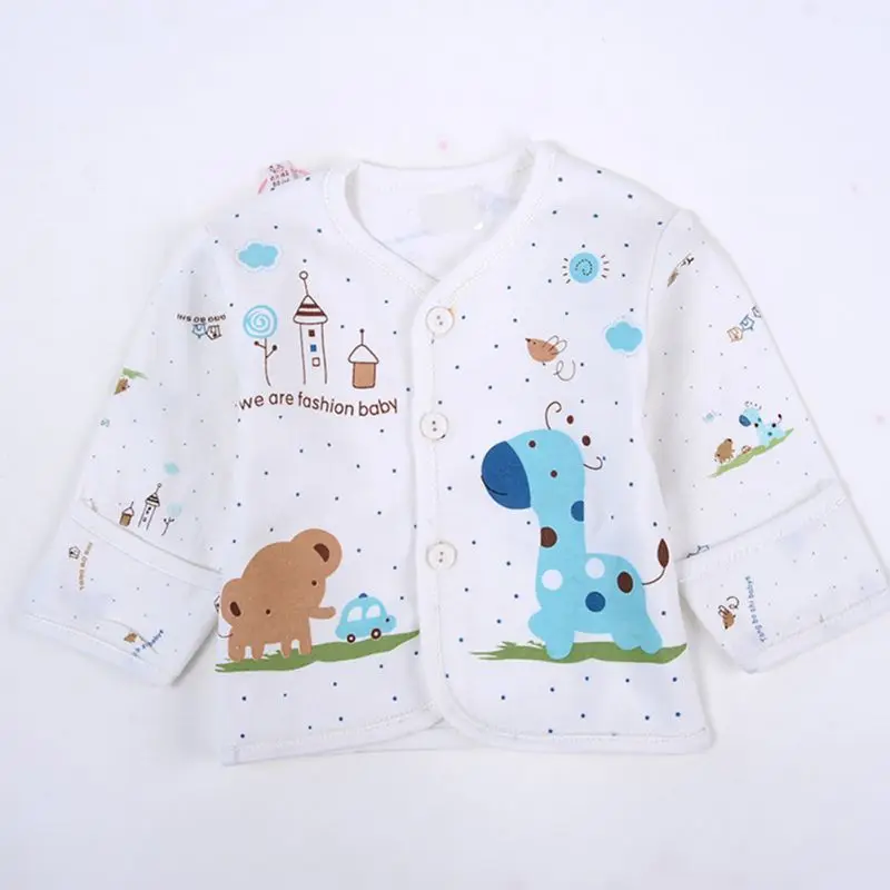 5Pcs Newborn Infant Baby Girl Boy Tops Shirt Pants Hat Bid Outfits Clothes 0-3M