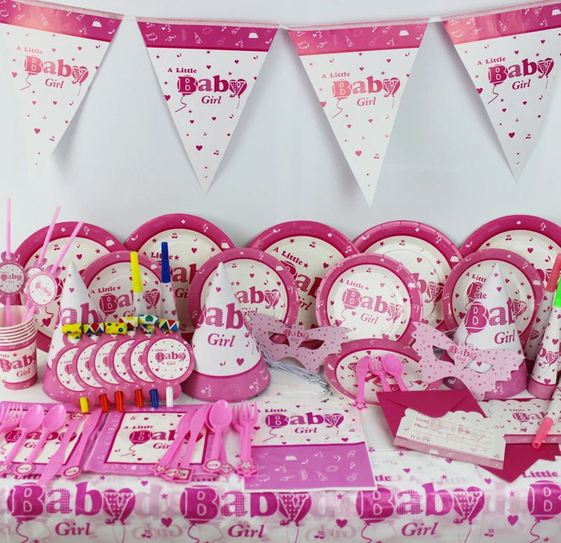 Baby girl party decorations