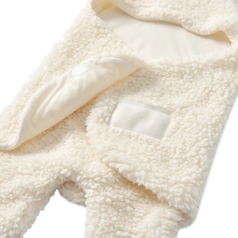 Зима новорожденный пеленать Обёрточная бумага хлопок теплый мягкий младенческой Одеяло и пеленание мультфильм Обёрточная бумага Одеяло