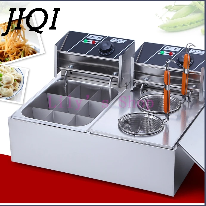 

DMWD Spicy Hot Pot electric Skewer heating machine string incenses Oden cooking stove commercial Stick Food noodles cooker 10L