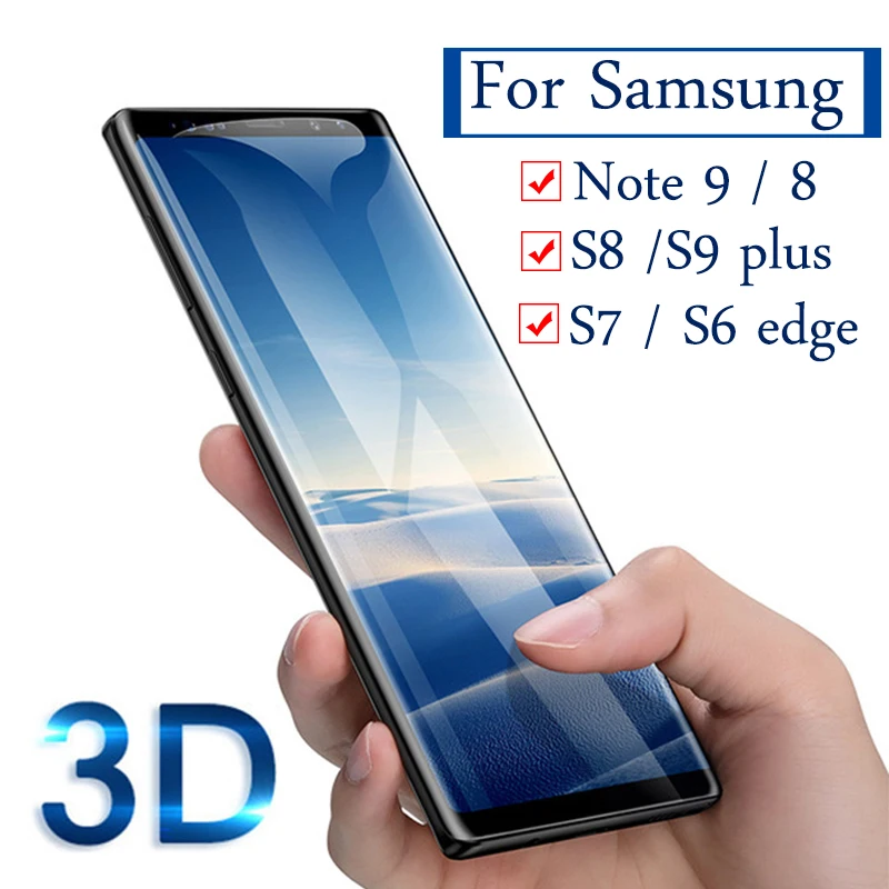 Protective-glass-on-for-Samsung-galaxy-note-9-8-s8-s9-plus-s6-s7-edge-safety