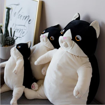 

New Creative Ugly Lazy Cat Plush Toys Stuffed Animal Cat Doll Toy Plush Pillow Children Birthday & Christmas Gifts