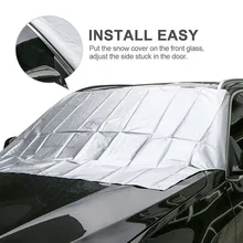 Авто Магнитный лобовое стекло крышка снега льда защита от мороза зимние сапоги до колена протектор Экран крышка XR657